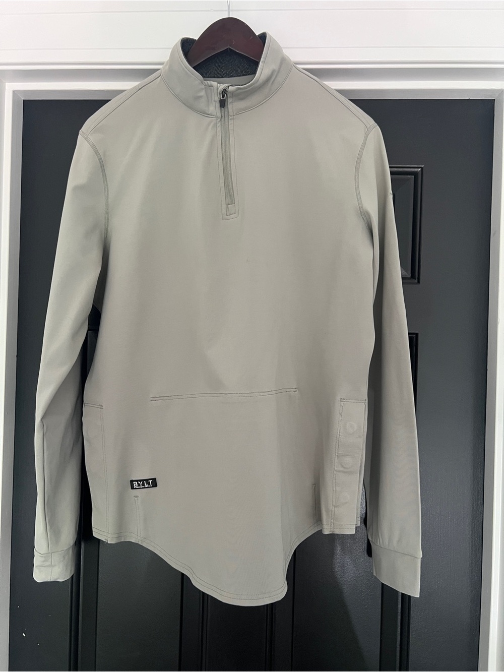 BYLT Men’s Light Gray Fairway Pullover